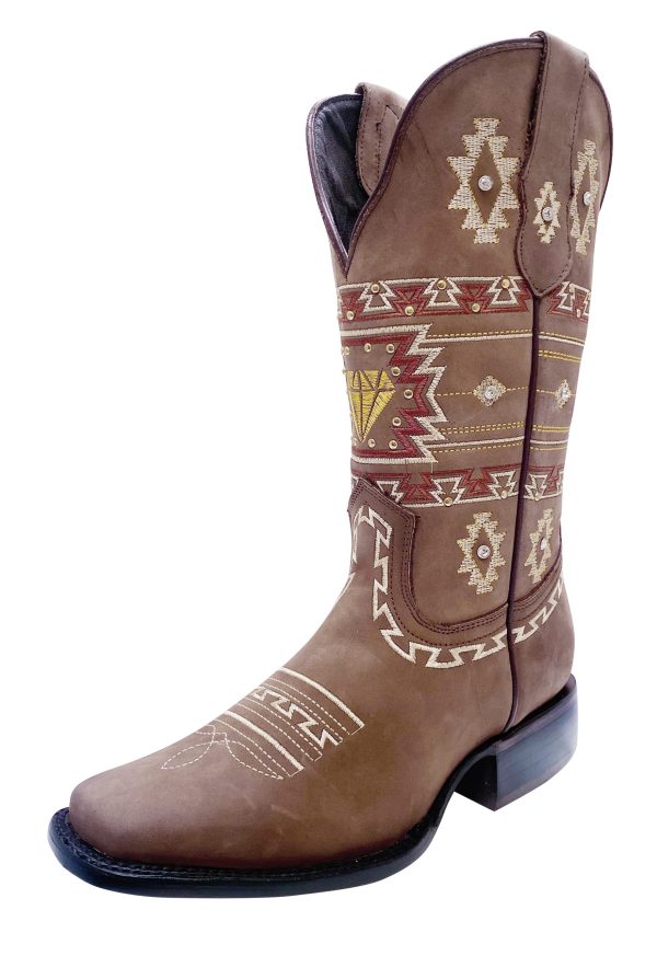 Brown rodeo boots for women